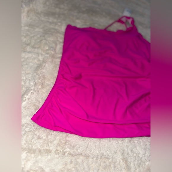 Women’s Beachsissi Swimsuit Top Scalloped New With Tags Size Medium - Picture 3 of 7